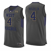 West Virginia Mountaineers 4 Daxter Miles Jr. Gray College Basketball Jersey Dzhi,baseball caps,new era cap wholesale,wholesale hats